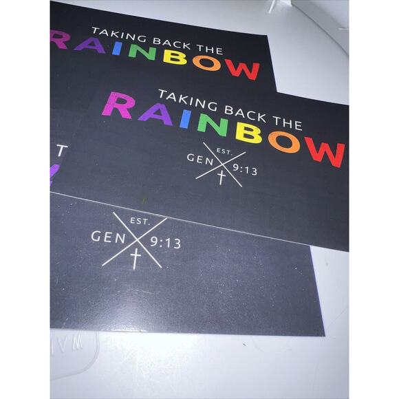 Postcard Lot Of 6 Ark Encounter Taking Back The Rainbow 🌈 Genesis 9:13 New - Picture 3 of 6